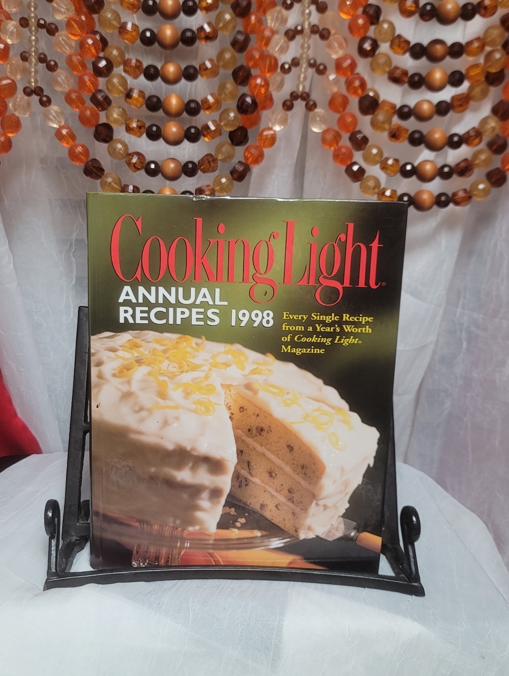 Cooking Light Annual Recipes 1998 Hardcover Book Cookbook